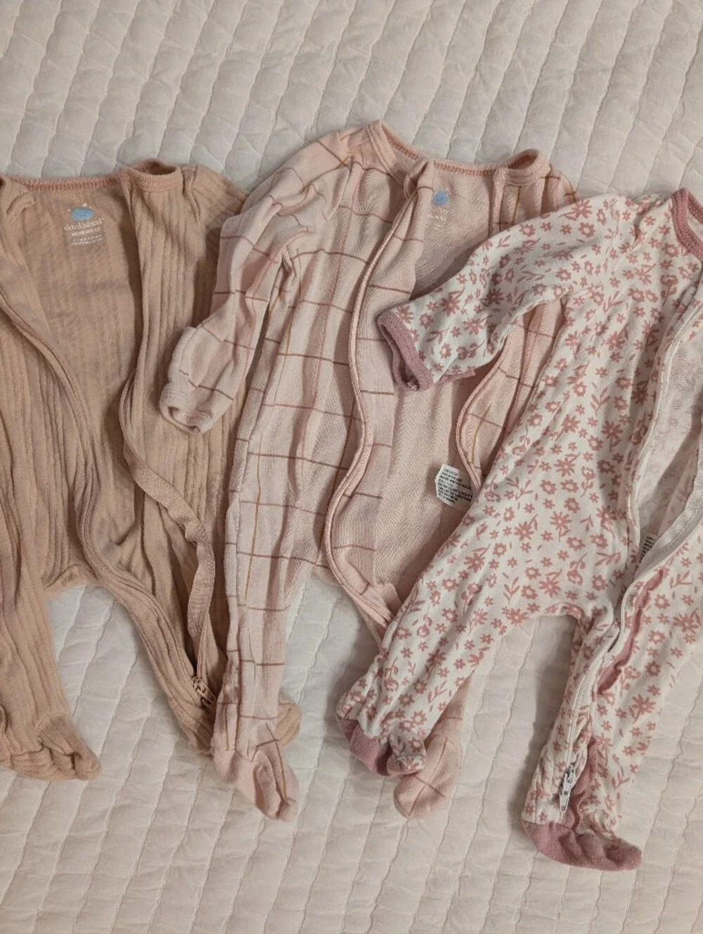Cloud Island Bundle - Newborn Footed Onesies
